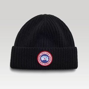 Canada Goose Black Knit Beanie